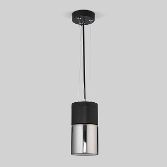 Уличный подвесной светильник Roil чёрный/дымчатый плафон IP54 35125/H Elektrostandard