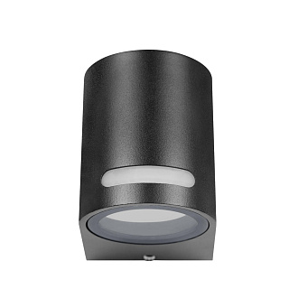 Уличный настенный светильник 8*9,5 см, 1*GU10 LOFT IT Stema 100012/A черный