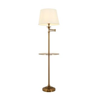 Торшер *25,5*154 см, Е27*60W, Modelux  MD.8024.01FL, Латунь