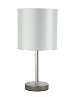 Настольная лампа 20 см, Crystal Lux SERGIO LG1 NICKEL Никель