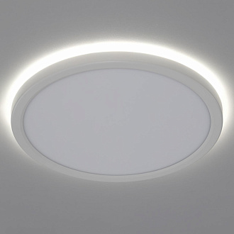 Светильник 30 см, 30W, 3000К-5000К LED+RGB Citilux CL738240EL Бейсик Лайн Белый