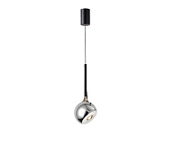 Светильник 12 см, 8W, 4000K, Kink Light 07529-1A,02, черный-хром, с механизмом регулировки высоты