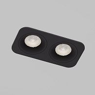 Светильник встраиваемый Tetro 20W 4000K черный IP44 15277/LED Elektrostandard  4690389217937, a071317