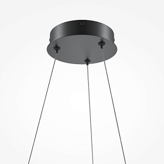 Подвесная люстра 50*50*324 см, LED, 52W, 4000К, Maytoni CURVE MOD241PL-L60BK черный