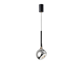 Светильник 12 см, 8W, 4000K, Kink Light 07529-1A,02, черный-хром, с механизмом регулировки высоты