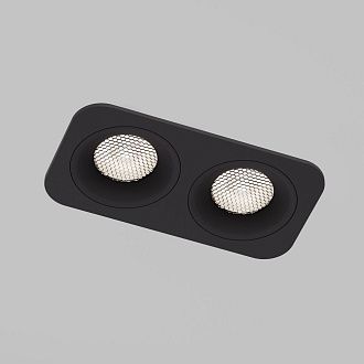 Светильник встраиваемый Tetro 20W 4000K черный IP44 15277/LED Elektrostandard  4690389217937, a071317