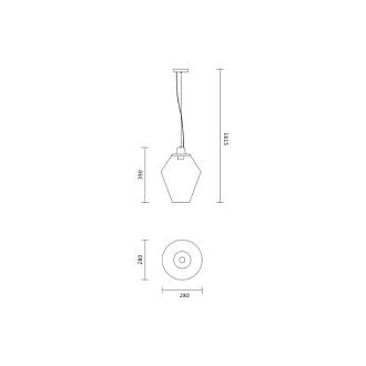 Подвесной светильник Vele Luce Calima VL5242P11, черный