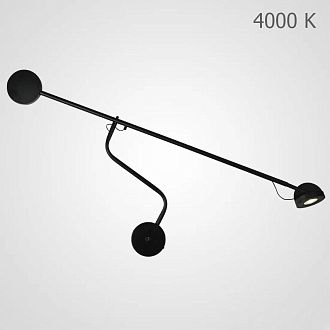 Бра FLICK WALL 4000K 118*118*36 см, 1*LED*5W, 4000K, ImperiumLoft FLICK-WALL01, Чёрный
