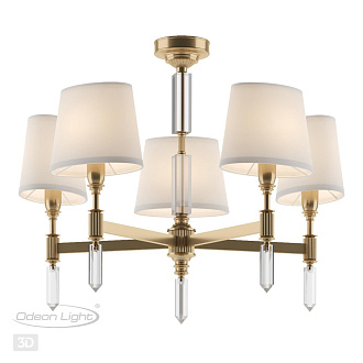 Подвесная/потолочная люстра диаметр 64 см Odeon Light London 4894/5 Бронза
