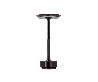 Автономная настольная лампа 27 см, LED 3W, 3000-6000K диммируемая Ренна черный Kink Light 07207-T,19