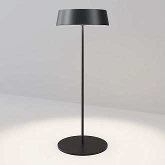Уличный переносной аккумуляторный светильник *12*-30 см, *LED*2W, K, Maytoni Outdoor Porto O540TL-L2BCCT, Черный