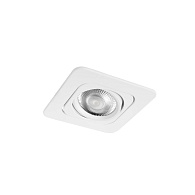 Встраиваемый светильник 10*10*2,5 см, GU10 LOFT IT Trick 10342 White белый, вр 7,5 см