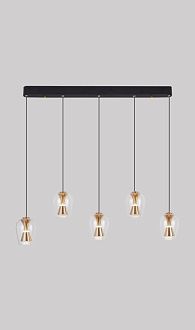Светильник YD606-5, L800 / H130 LED, 40W, 3500K, Alva Donna, Черный