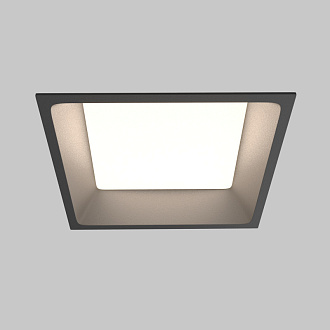 Свеильник 15 см, 18W, 3000-6000K, Technical DL056-18W3-4-6K-B, черный, вр 13,8*13,8 см