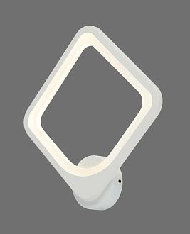 Бра L200 x W190 x H60, мм, 22W 3000-6500K, WT (Белый) Rilon 3011/1W WT
