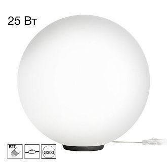 Настольная лампа 30 см, Citilux RON CL941D30T5, черный