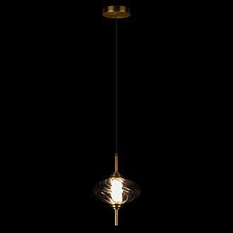Подвесной светильник *15*-22,5 см, 1*LED*30W, 4000K, LOFT IT Helix 10421/C Smoke, бронзовый