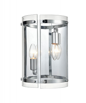 Бра 17*20*30 см, 2*E14 хром Vele Luce Tivoli VL5073W12