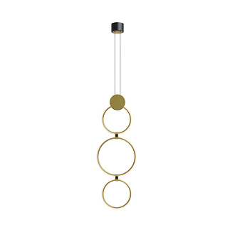 Подвесной светильник 26*8*376 см, LED, 3000К, Maytoni LINK MOD357PL-L20BS3K латунный