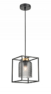 Подвесной светильник 17*17*146 см, 1*E27 черный, золото Vele Luce Morrison VL5472P01