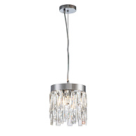Подвесной светильник 200*200*360/1160 мм, 2*E14 хром Indigo Anna V000389, 12029/2P Chrome