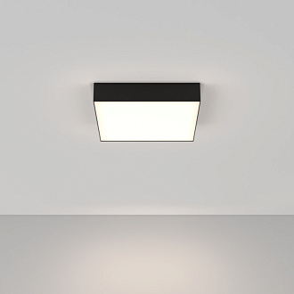 Накладной светильник 30*30*6 см, LED, 36W, 4000К, Maytoni Technical Zon C032CL-36W4K-SQ-B черный