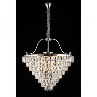 Каскадная люстра 70*95-180 см, 13*E14, 40W, Aployt Gerta APL.725.03.13, хром