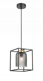 Подвесной светильник 17*17*146 см, 1*E27 черный, золото Vele Luce Morrison VL5472P01