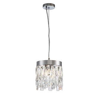 Подвесной светильник 200*200*360/1160 мм, 2*E14 хром Indigo Anna V000389, 12029/2P Chrome