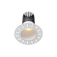 Встраиваемый светильник DL120-10W-2.7K-TRS-W **-9,7 см, *LED*10W, K, Maytoni technical Dip DL120-10W-2.7K-TRS-W, Белый, вр 5,8 см