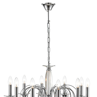 Люстра подвесная 98,5*110 см, 10*E14 Lumion Laoka 8032/10 хром