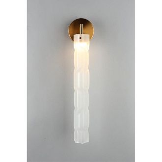 Бра 12*10*47 см, 1*LED, 6W, 3000K, Aployt Dzhosi APL.326.11.01, латунный