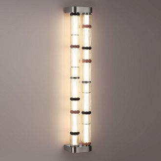 Светильник 88 см, 60W, 4000K, Odeon Light 5456/60WL, никель