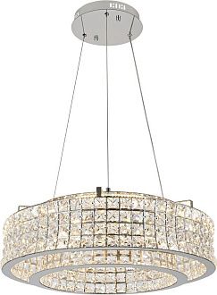 Подвесная люстра 60 см, 80W, 3000-6000K, Stilfort Karnelli 4024/09/06P, хром