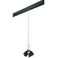 Комплект со светильником Rullo для трека PRO 9*6,5 145 см, 1*GU10*7W, Черный Lightstar Rullo PRORP436437