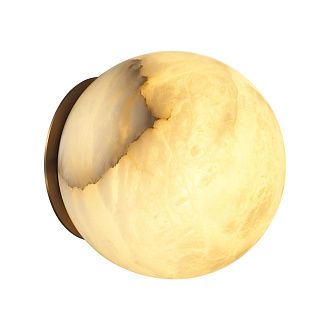 Бра 14,4*15 см, 1 LED*10W, 3000 К, Odeon Light Marbella, латунь 6684/5CLA