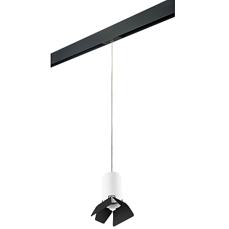 Комплект со светильником Rullo для трека PRO 9*6,5 145 см, 1*GU10*7W, Черный Lightstar Rullo PRORP436437