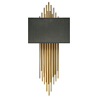 Бра *40 см, 2*E27*40W, Loft It 10107 Black Elegio, Золото