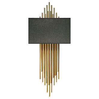 Бра *40 см, 2*E27*40W, Loft It 10107 Black Elegio, Золото
