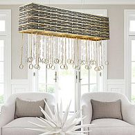 Бра **140 см, 6*E14*W, Lucia Tucci Perso PERSO 4930.6 gold&black, золотой, черный