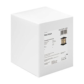 Ландшафтный светильник 20*20*-23 см, 1*E27*40W Voltega  VGL7222FL-01B2, Черный