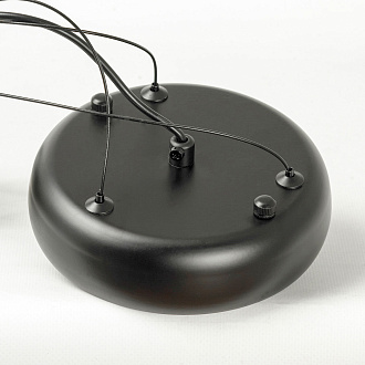 Подвесной светильник 44*25-160 см, 1*LED, 36W, 3000K, Lussole Crook LSP-7360, черный