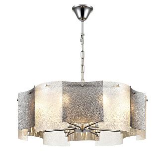 Люстра подвесная 65*68 см, 8*E14 Lumion DANDY 6594/8 хром, серый, прозрачный