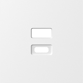 Donel A07 матовый белый накладка для розеток USB, серия DB, DE28633