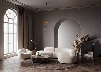 Подвесной светильник 60*60*315 см, LED, 30W, 3000К, Maytoni Ambience MOD280PL-L30B3K черный