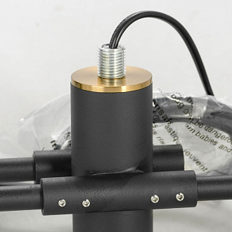 Подвесная люстра Lussole Loft Koyukuk LSP-8376,черный-бронза