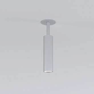 Встраиваемый LED светильник Diffe 25040/LED 8W 4200K серебро Elektrostandard, вр 4,7 см