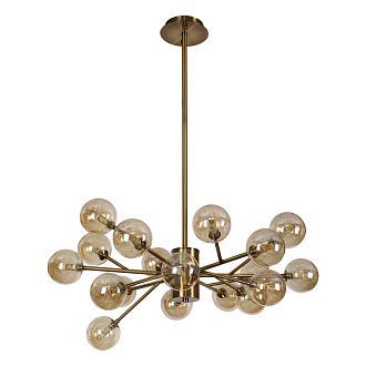 Люстра 78*78*90 см, 18*G9 Gerhort G31078/18GD AMB, Золото