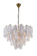 Люстра Ø600 x H450 (850), мм, 12*40W (480W), PT BRS (Латунь) NewRgy 90911/D600 PT BRS