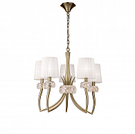 Подвесная люстра Mantra Loewe Antique 4731 5 X 13w E14 (No Incl), бронза